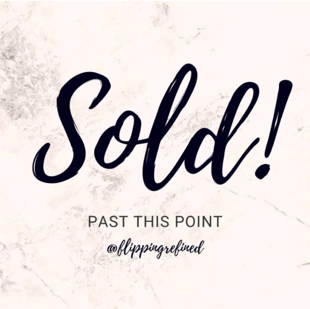 • SOLD Past This Point •